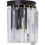 Настенный светильник Divinare Nova 3001/01 AP-1 Прозрачный Черный