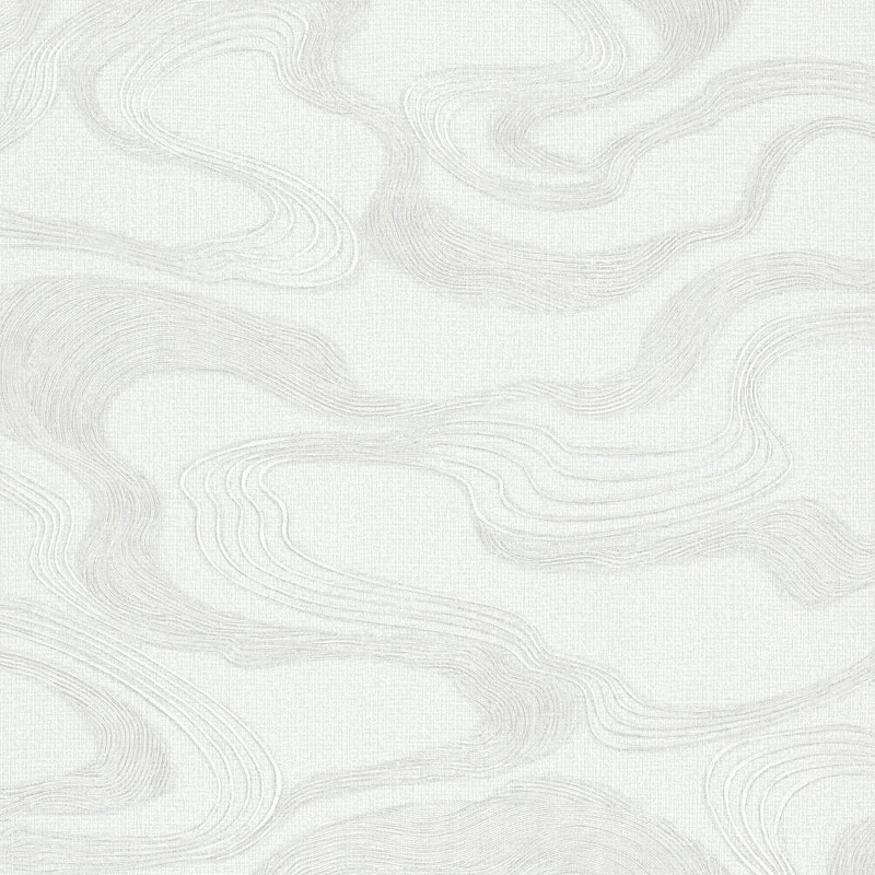 Обои Marburg Kumano 34584 Винил на флизелине (1,06*10,05) Белый/Серый, Абстракция/Рогожка