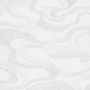 Обои Marburg Kumano 34584 Винил на флизелине (1,06*10,05) Белый/Серый, Абстракция/Рогожка