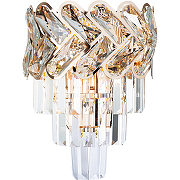 Настенный светильник Artelamp Aisha A1025AP-2GO Прозрачный Золото