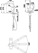 Смеситель для кухни Blanco Fontas-S II 525206 Серый беж-1