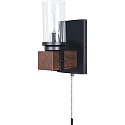 Настенный светильник Artelamp Dalim A7014AP-1BK Прозрачный Черный