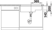 Кухонная мойка Blanco Subline 700-U Level 523542 Белая-13