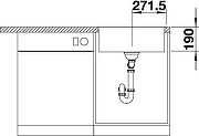 Кухонная мойка Blanco Subline 500-IF/A SteelFrame 524112 Белая-6