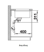 Кухонная мойка Blanco Subline 350/150-U 523742 Магнолия глянцевая-8