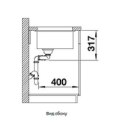 Кухонная мойка Blanco Subline 430/270-U 523155 Белая-5