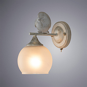 Настенный светильник Artelamp Gemelli A2150AP-1WG Белый с золотом-1