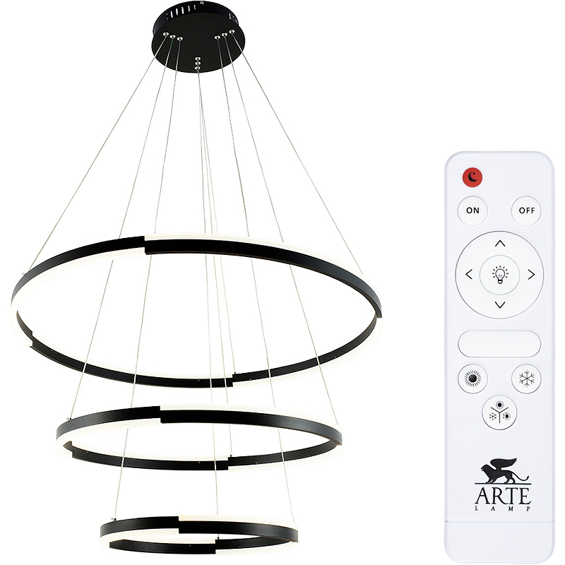 Подвесной светильник Artelamp Alfie A2180SP-60BK Черный