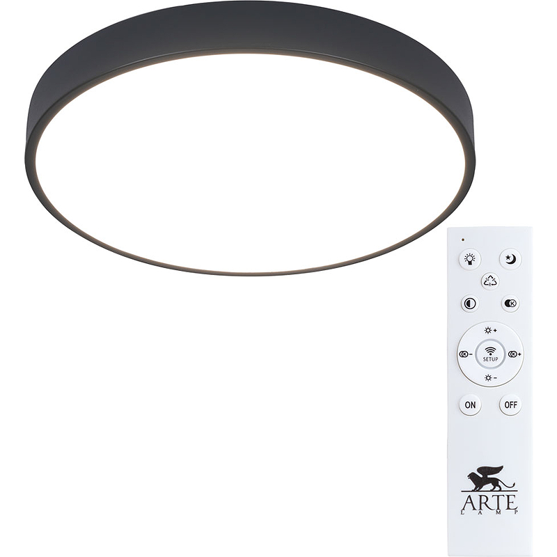 Потолочный светильник Artelamp Arena A2661PL-1BK Черный цена и фото