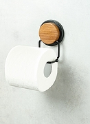 Держатель туалетной бумаги Fixsen Magic Wood FX-46010B Черный матовый-1
