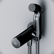 Гигиенический душ со смесителем AM.PM X-Joy F0H85A522 Черный-2