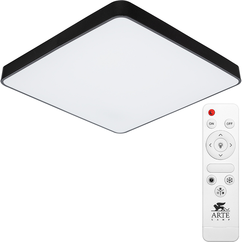 Потолочный светильник Artelamp Scena A2669PL-1BK Белый Черный