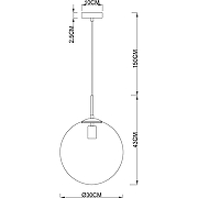 Подвесной светильник Artelamp Volare A1930SP-1CC Прозрачный Хром-2