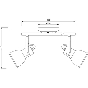 Потолочный светильник Artelamp Jovi A1677PL-2WH Белый-3