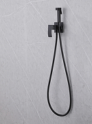 Гигиенический душ со смесителем Abber Wasserfall AF8625B Черный матовый-2