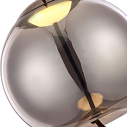 Подвесной светильник Artelamp Cody A7768SP-1BC Дымчатый Черный хром-1