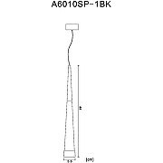 Подвесной светильник Artelamp Sabik A6010SP-1BK Черный-4
