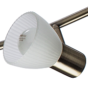 Потолочный светильник Artelamp Parry A5062PL-4AB Белый Античная бронза-1
