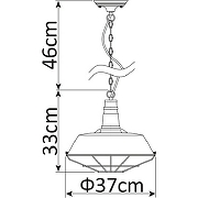 Подвесной светильник Artelamp Pandora A9183SP-1BK Черный-1