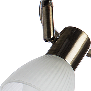 Потолочный светильник Artelamp Parry A5062PL-3AB Белый Античная бронза-1