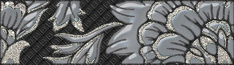 Керамический бордюр Нефрит Керамика Катрин черный 05-01-1-73-03-04-1451-0 7х25 см бордюр ландшафтный standartpark sp б 100 05 08 пп черный h45мм