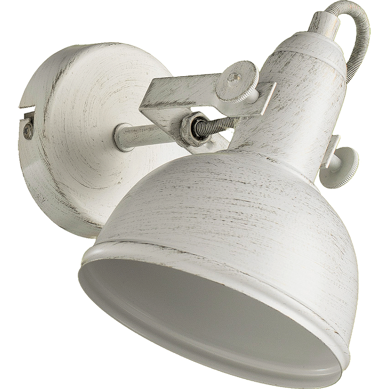 Настенный светильник Artelamp Martin A5213AP-1WG Белый с золотом спот martin 2x40w e14 белый 11x36x23 см
