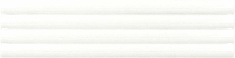 Керамическая плитка Equipe Costa Nova Onda White Glossy 28484 настенная 5х20 см керамическая плитка equipe costa nova onda beige pale glossy 28497 настенная 5х20 см