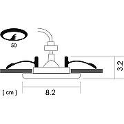 Встраиваемый светильник Artelamp Praktisch A1203PL-1AB Античная бронза-2