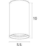 Потолочный светильник Artelamp Unix A1516PL-1BK Черный-3