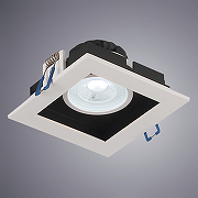 Встраиваемый светильник Artelamp Grado A2705PL-1WH Белый-1