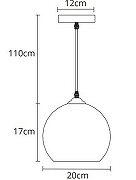 Подвесной светильник Artelamp Splendido A4285SP-1AC Античная медь Черный-1