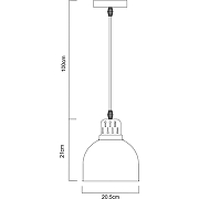 Подвесной светильник Artelamp Eurica A4245SP-1BK Черный-2