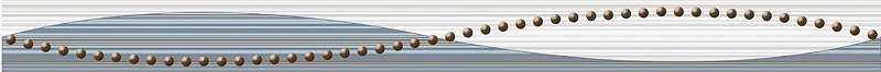 Керамический бордюр Нефрит Керамика Меланж голубой 1-47-03-61-440-0 4х50 см