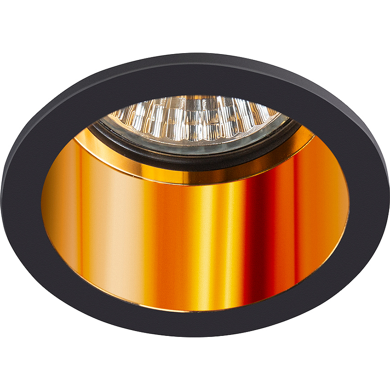 Встраиваемый светильник Artelamp Caph A2165PL-1BK Черный светильник встраиваемый gu5 3 черный 10 вт ip20 ritter celle 52051 1