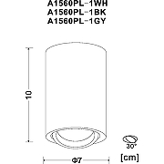 Потолочный светильник Artelamp Sentry A1560PL-1BK Черный-2