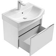 Комплект мебели для ванной STWORKI Хельсинки 65 406328 подвесной Белый глянец-6