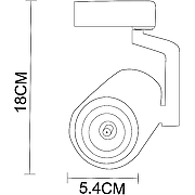 Трековый светильник Artelamp Traccia A2310PL-1BK Черный-5