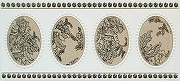 Керамический бордюр Нефрит Керамика Мидаль коричневый 05-01-1-92-03-15-249-0 9х20 см