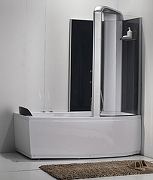 Акриловая ванна со шторкой и душевой системой Orans OLS-BT-9501 170х85 R 9501R00 с гидромассажем-3