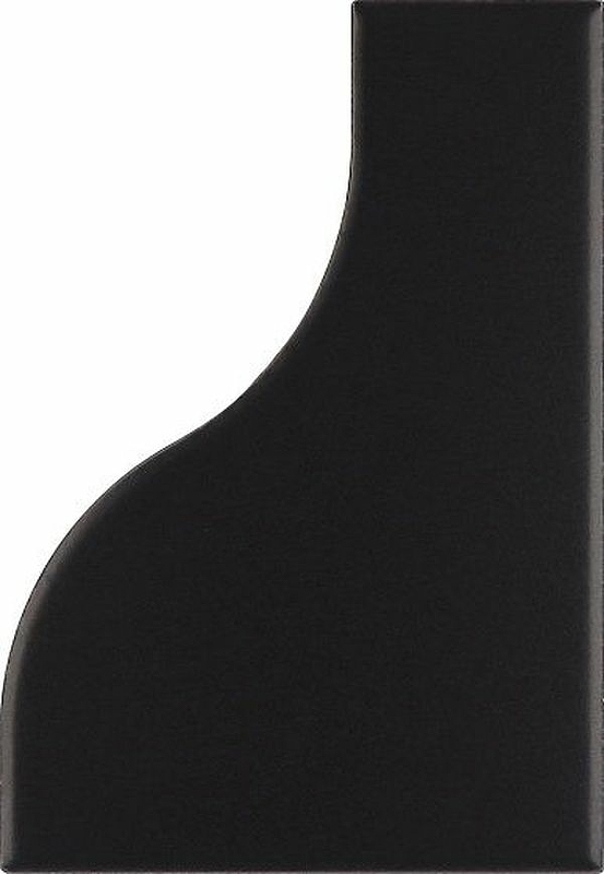 Керамическая плитка Equipe Curve Black Matt 28861настенная 8,3х12 см керамическая плитка equipe curve black matt 28861настенная 8 3х12 см