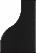 Керамическая плитка Equipe Curve Black Matt 28861настенная 8,3х12 см