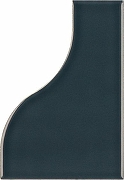 Керамическая плитка Equipe Curve Ink Blue 28852 настенная 8,3х12 см