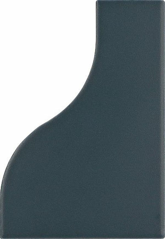 Керамическая плитка Equipe Curve Ink Blue Matt 28864 настенная 8,3х12 см