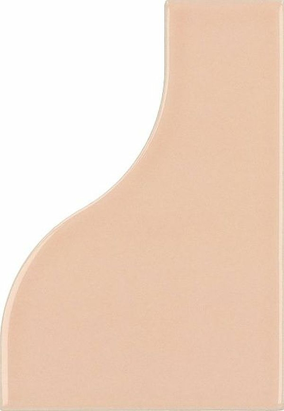 Керамическая плитка Equipe Curve Pink 28846 настенная 8,3х12 см