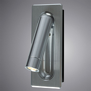 Настенный светильник Artelamp Adhil A8236AP-1SI Серебро-1