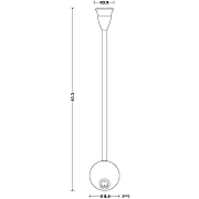 Настенный светильник Artelamp Twist A7603AP-1BK Черный-2