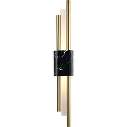 Настенный светильник Crystal Lux Carta AP6W LED Black Brass Белый Латунь Черный