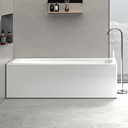 Фронтальная панель для ванны Black&White Swan SBA 1757-1FP 170 17571FP Белая-1