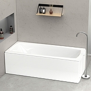 Фронтальная панель для ванны Black&White Swan SBA 1757-1FP 170 17571FP Белая-2