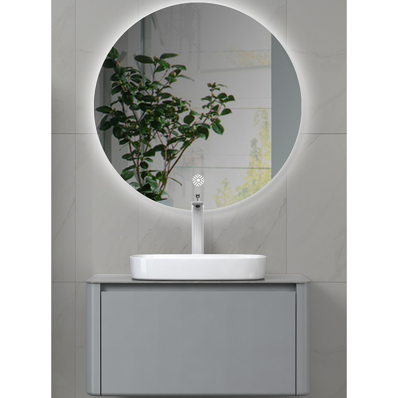 Комплект мебели для ванной Black&White Universe U915.800 80 915800 подвесной Glossy light grey